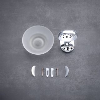 Мыльница РМС A2020 хром/стекло матовое